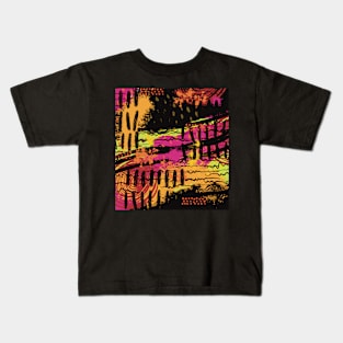 Abstract graffiti like pattern Kids T-Shirt